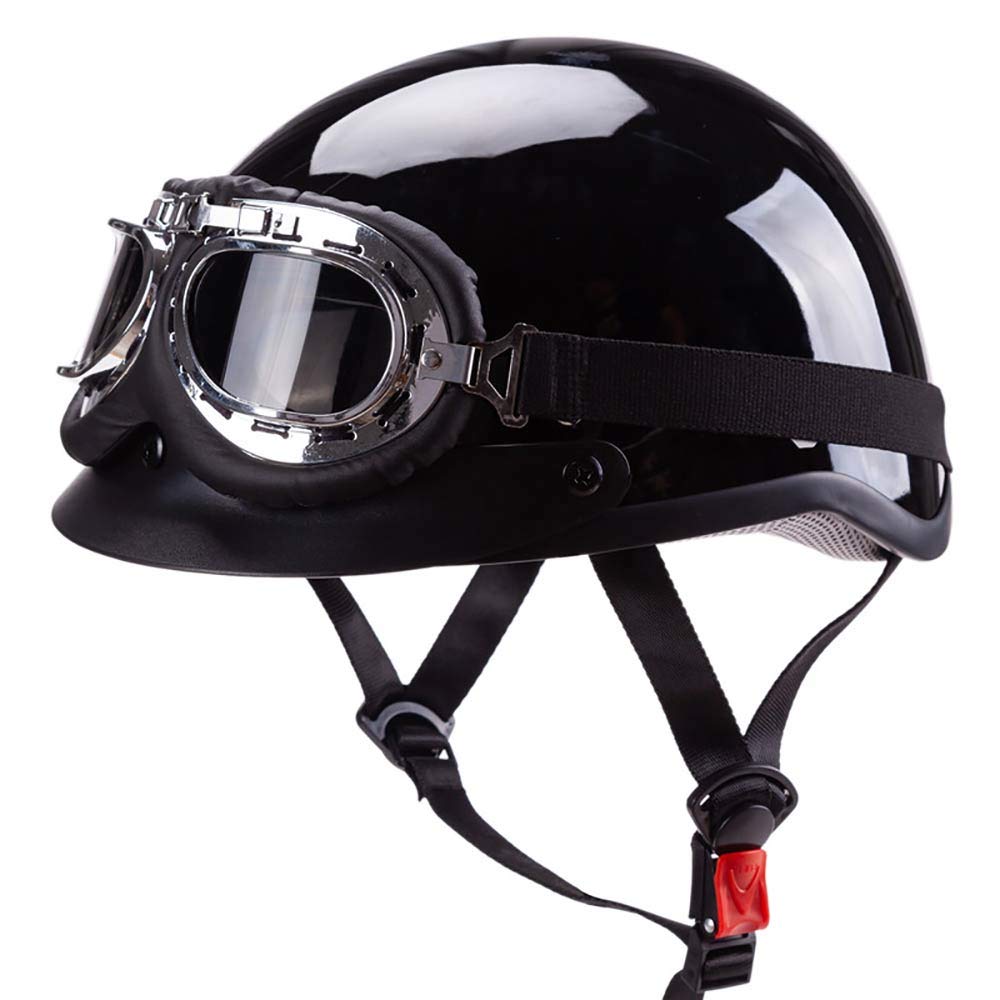 Amazon.com: JWKJ Classic Retro Motorcycle Helmet, Vintage